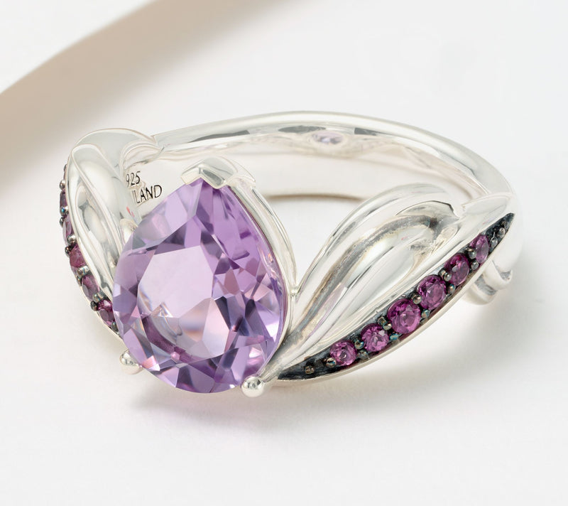 Third Person Sterling Silver Garden Party Gemstone Ring — View 16