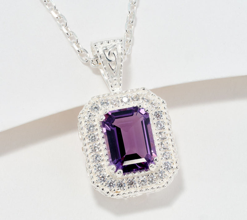 JMH Jewellery Sterling Silver Legacy Gemstone Necklace — Main view