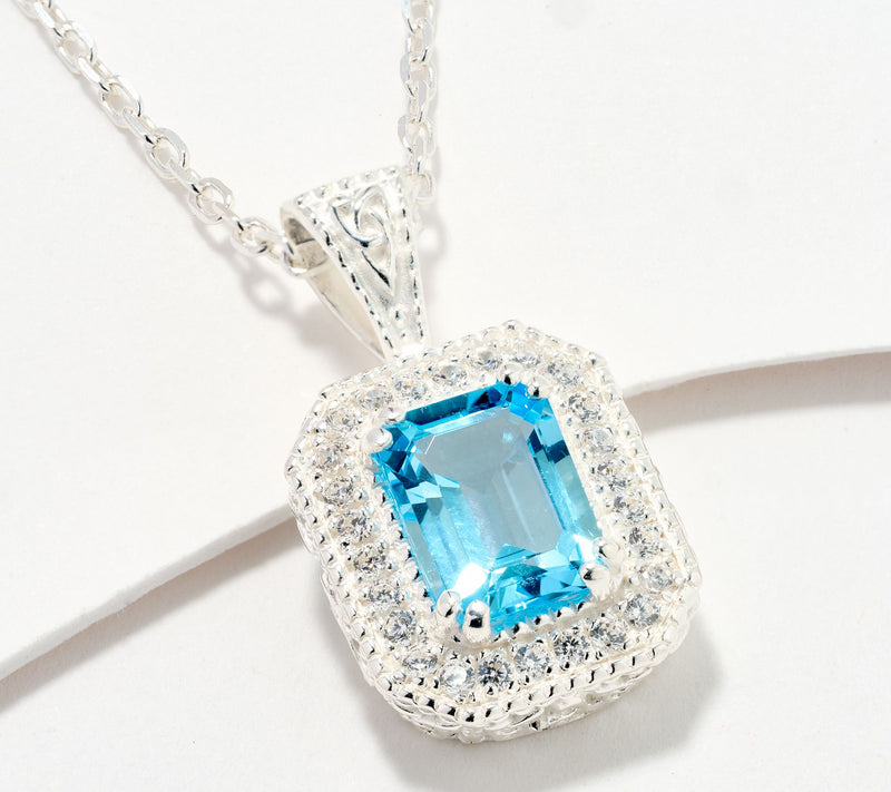JMH Jewellery Sterling Silver Legacy Gemstone Necklace — View 4