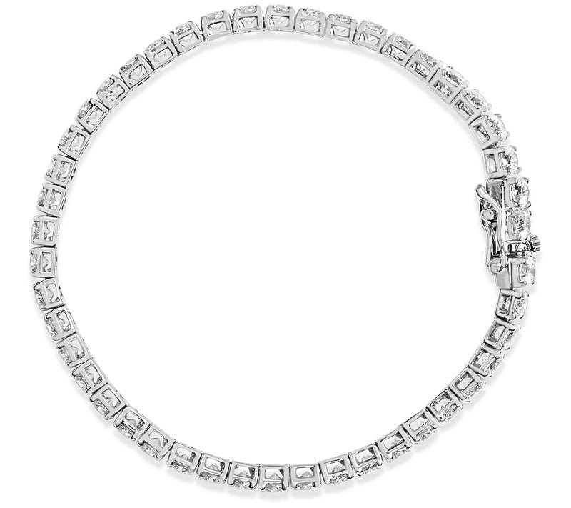 Haus of Brilliance Lab Grown 8.00 cttw Diamondracelet, 14K — View 5