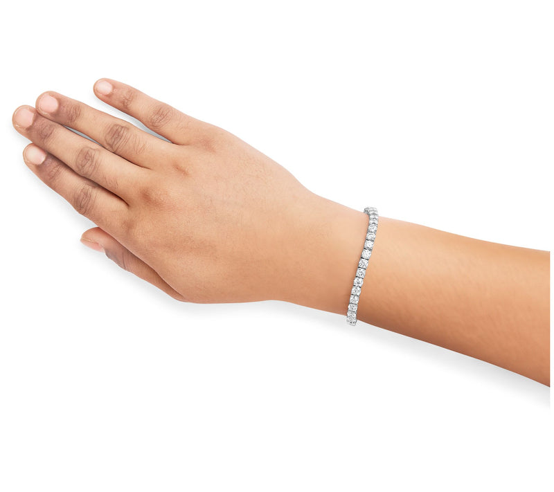 Haus of Brilliance Lab Grown 8.00 cttw Diamondracelet, 14K — View 6