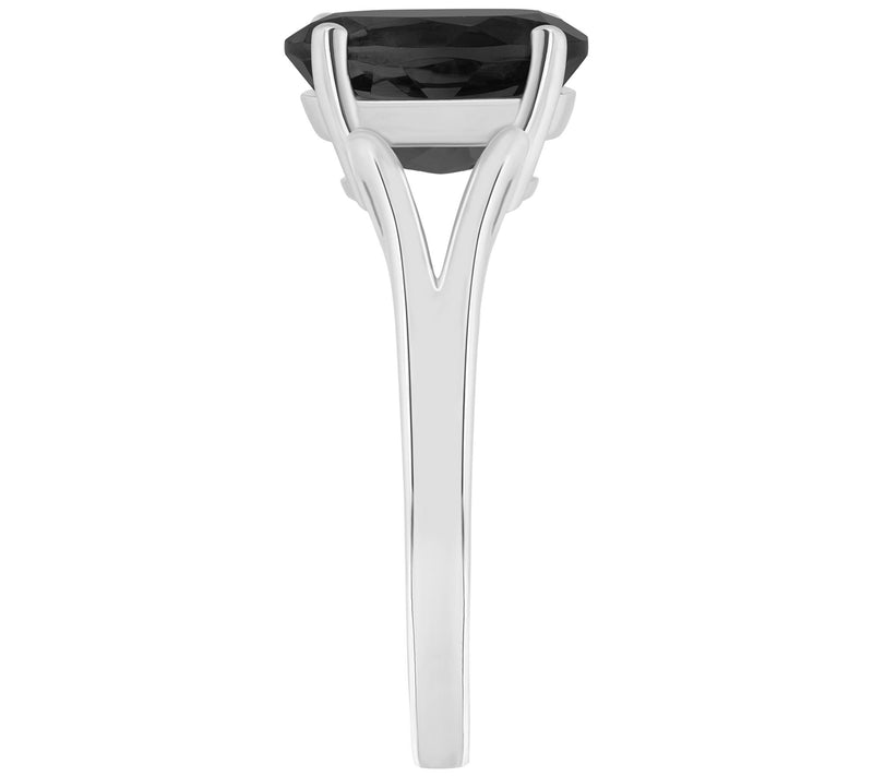 Affinity Gems Oval Onyx Split Shank Ring, Sterling Silver — View 5