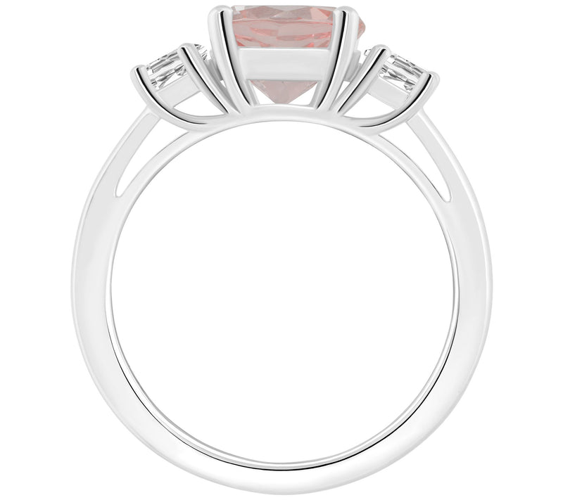 Affinity Gems Round 3-Stone Gemstone Ring, Sterling Silver — View 4