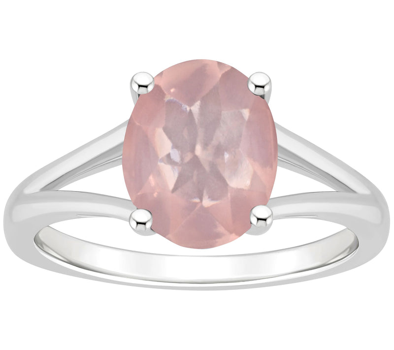 Affinity Gems Oval Gemstone Split Shank Ring, Sterling — View 7
