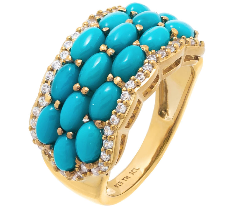 Affinity Gems Multi-Gemstone Cluster Ring, Sterling Silver — View 6