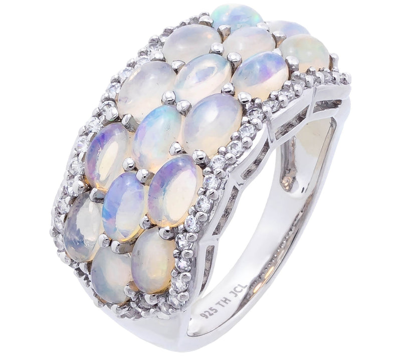Affinity Gems Multi-Gemstone Cluster Ring, Sterling Silver — View 7