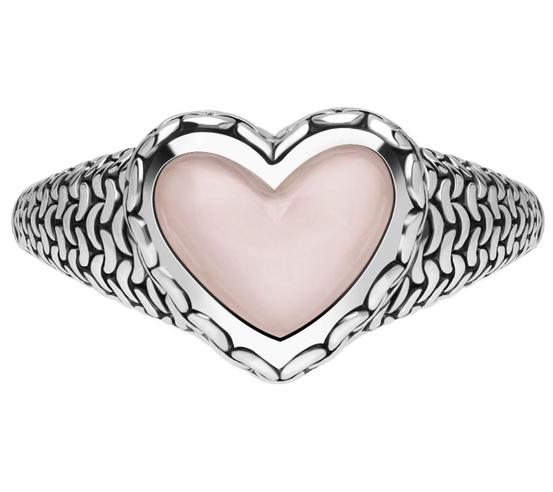 Tiffany Kay Studio Sterling Silver Rose Quartz Heart Ring — Main view