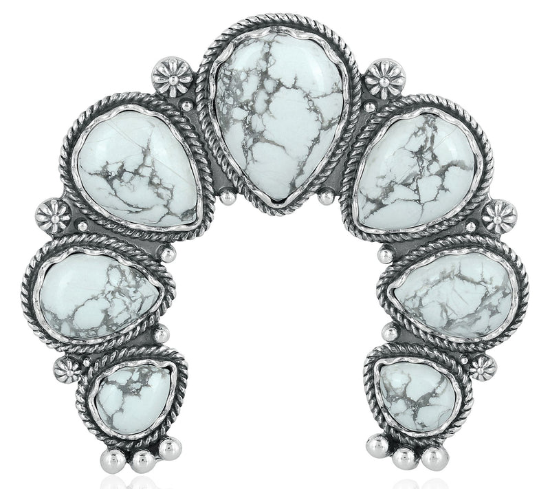 American West Pear-Shaped Gemstone Enhancer,Sterling — View 9