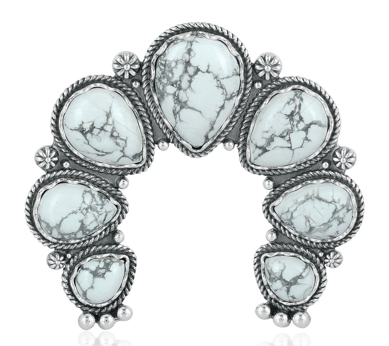 American West Pear-Shaped Gemstone Enhancer,Sterling — View 3