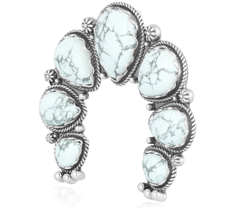 American West Pear-Shaped Gemstone Enhancer,Sterling — View 5