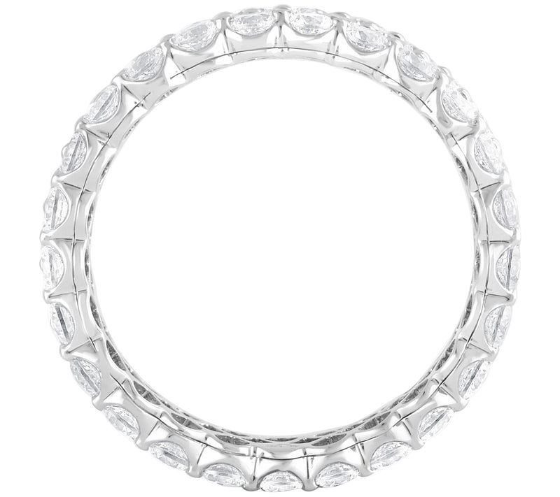 Fire Light Lab Grown Diamond 3.00 cttw Eternity Band, 14K Gold — View 7