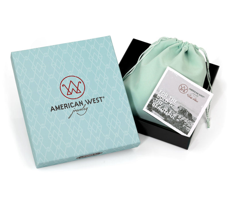 American West Shield Turquoise Squash Necklace,Sterling Silver — View 6