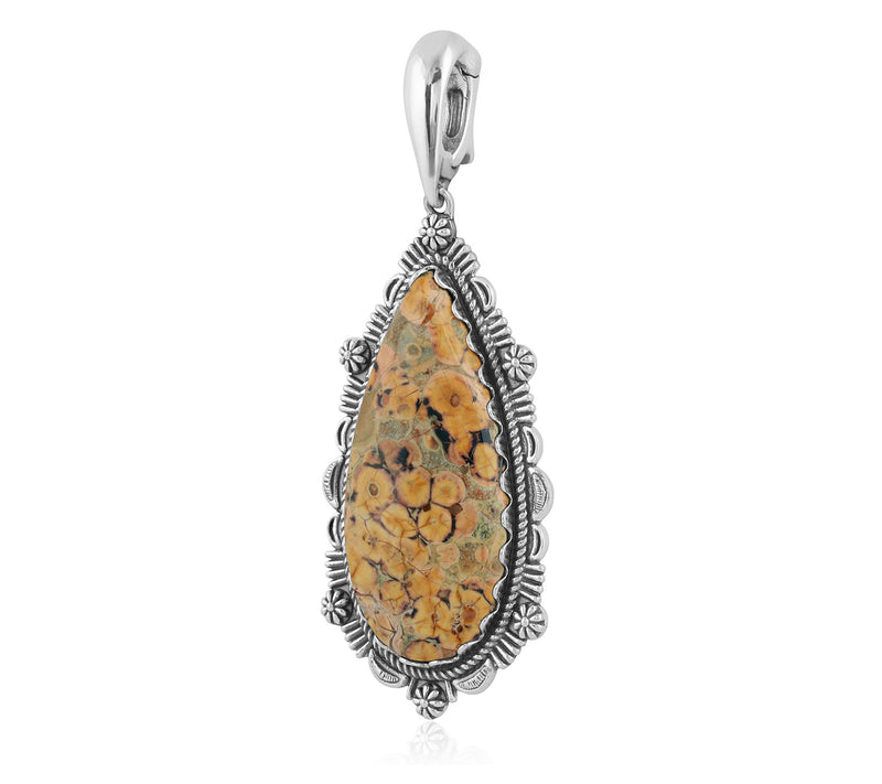 American West Sterling Silver Bold Pear Shaped Enhancer — View 2