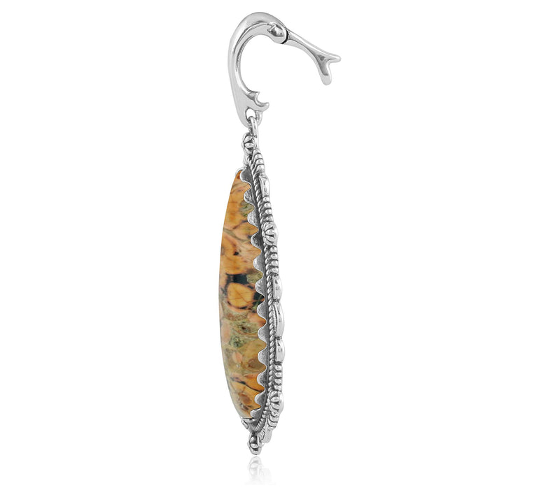 American West Sterling Silver Bold Pear Shaped Enhancer — View 4