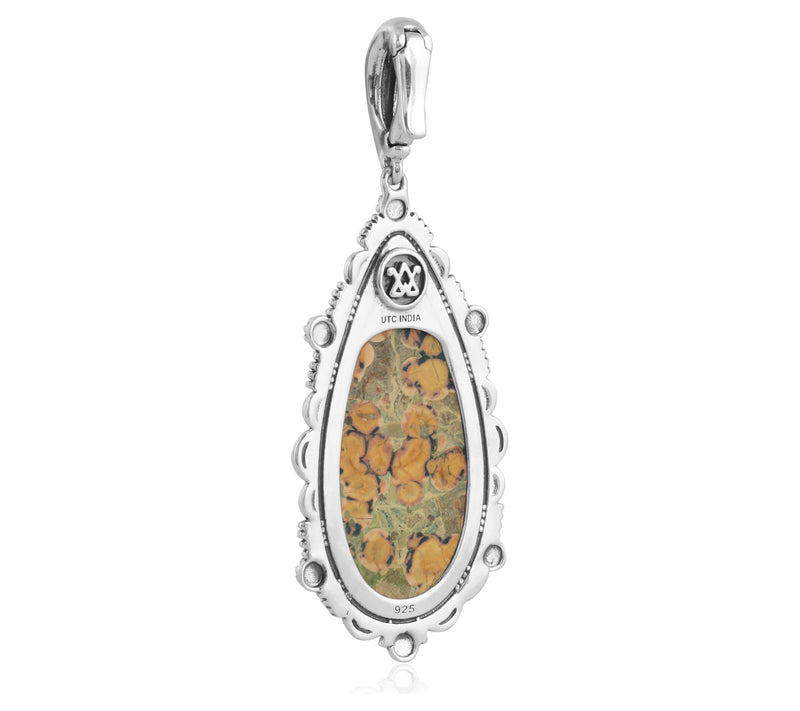 American West Sterling Silver Bold Pear Shaped Enhancer — View 3