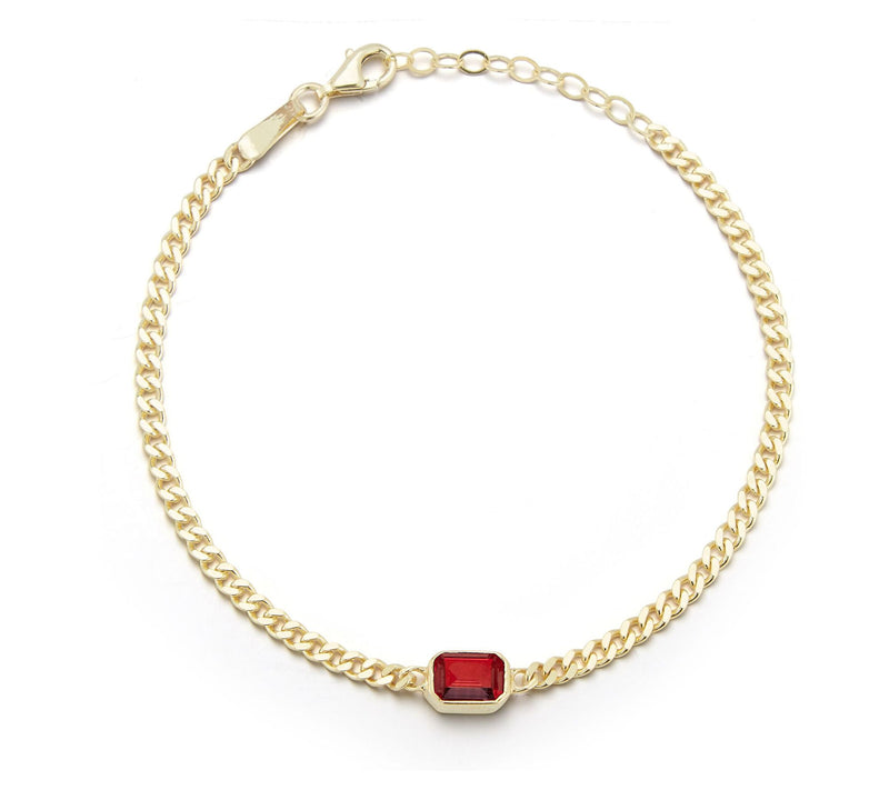 Sterlina Silver Simulated Diamond Bracelet, 14KGold Plated — View 9