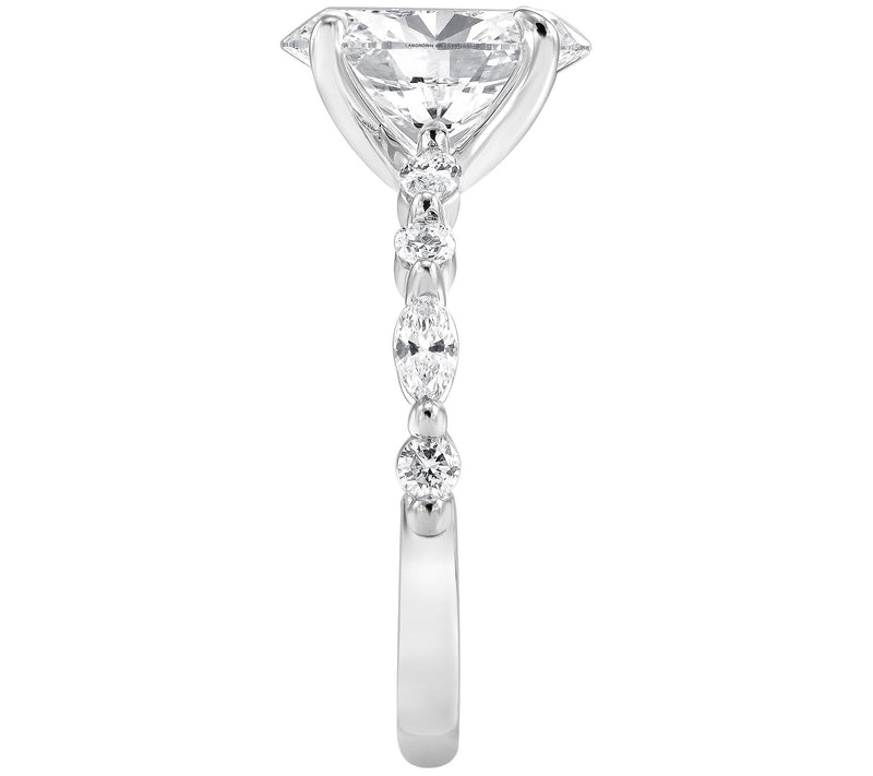 Fire Light 2.50 cttw Lab Grown Diamond Engagement Ring, 14K — View 6