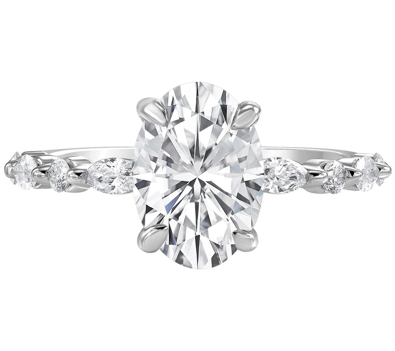 Fire Light 2.50 cttw Lab Grown Diamond Engagement Ring, 14K — Main view