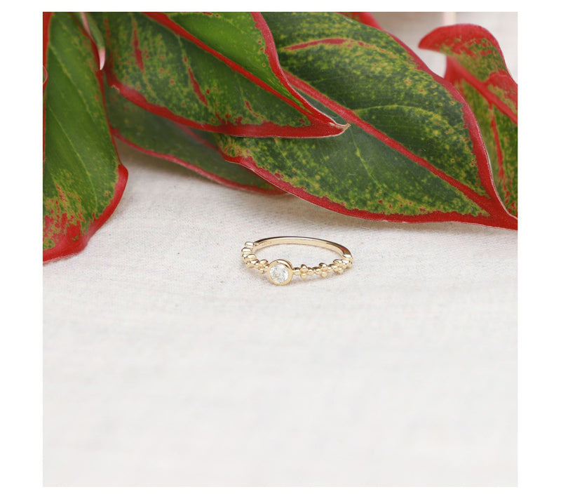 Ariva 14K Gold Diamond Bella Ring — View 4