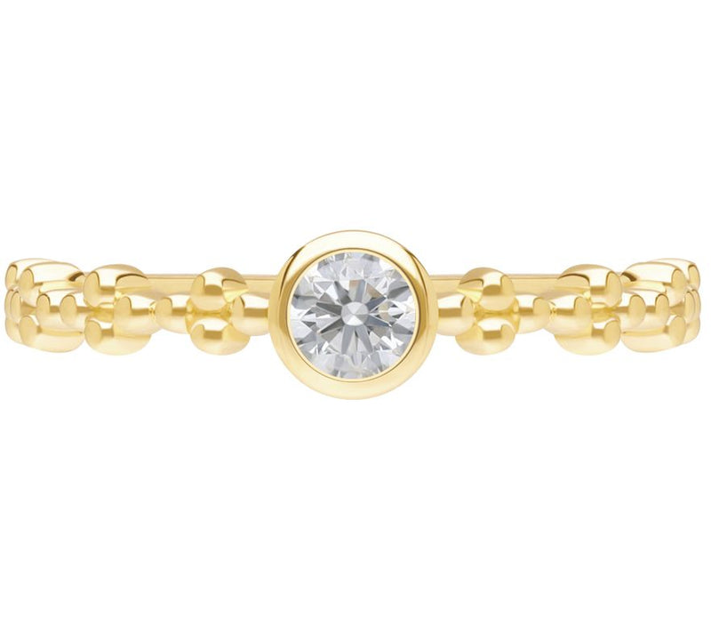 Ariva 14K Gold Diamond Bella Ring — Main view