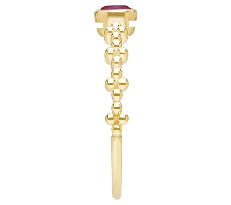 Ariva 14K Gold Ruby Bella Ring — View 3