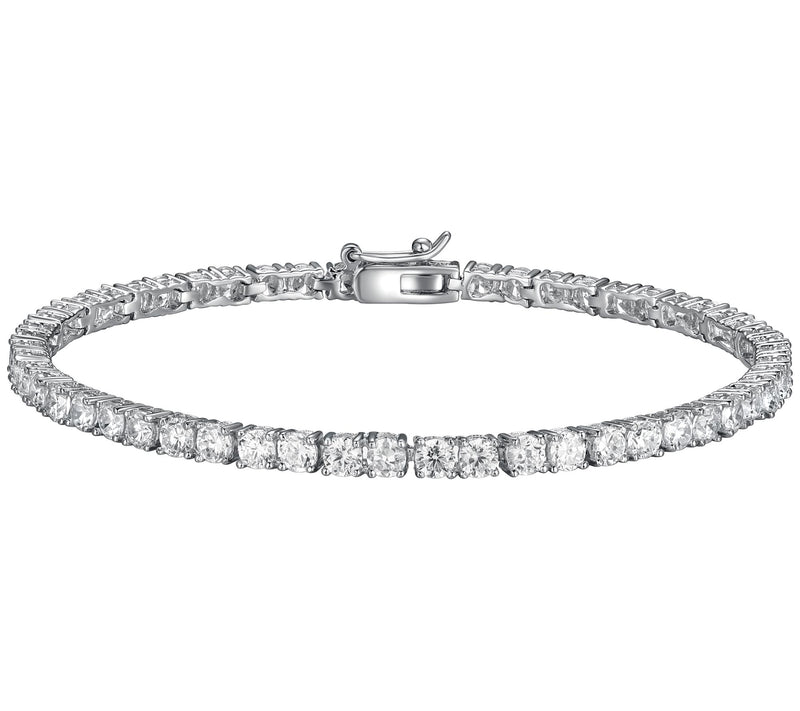 Sterling Silver 5.50 cttw Moissanite Tennis Bracelet — Main view