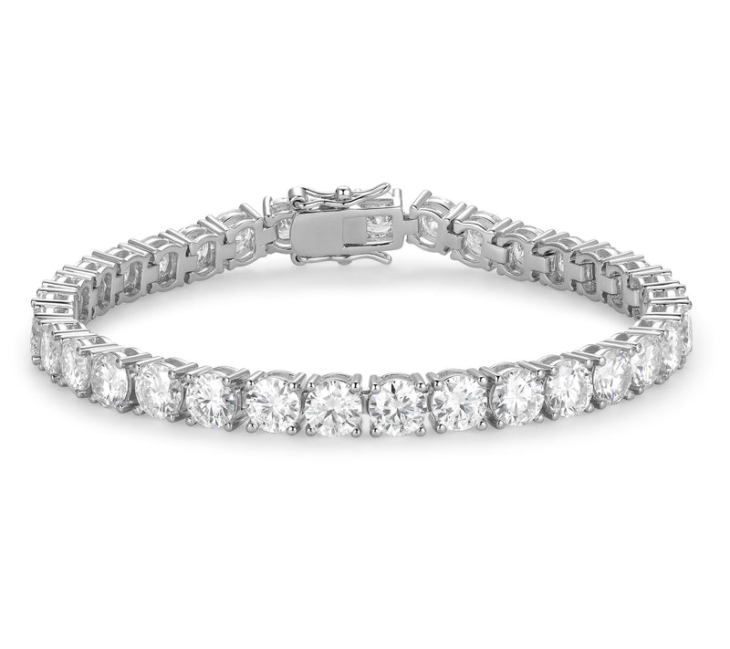 Sterling Silver 16.50 cttw Moissanite Tennis Bracelet — Main view