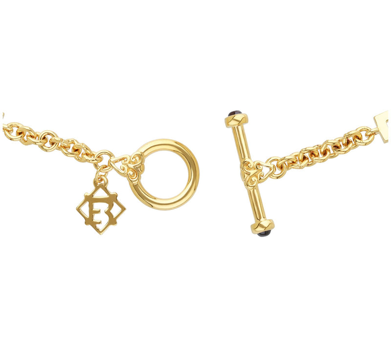 Elyse Ryan 14K Gold Clad Modern Link Bracelet — View 2