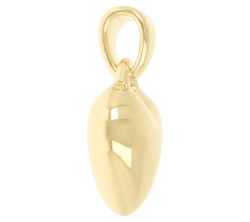 BellaOro Polished Puffed Heart Pendant — View 2