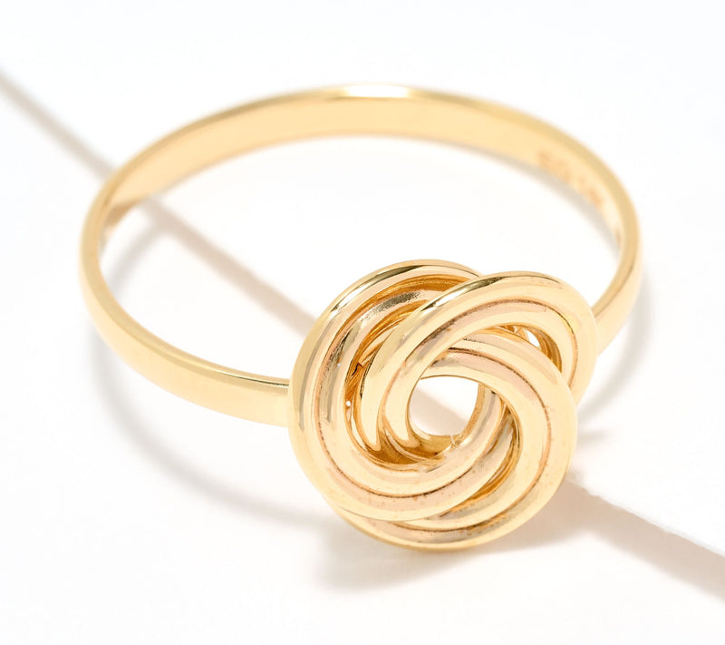 EternaGold Twisted Knot Ring, 14K Gold 1.1g — View 7