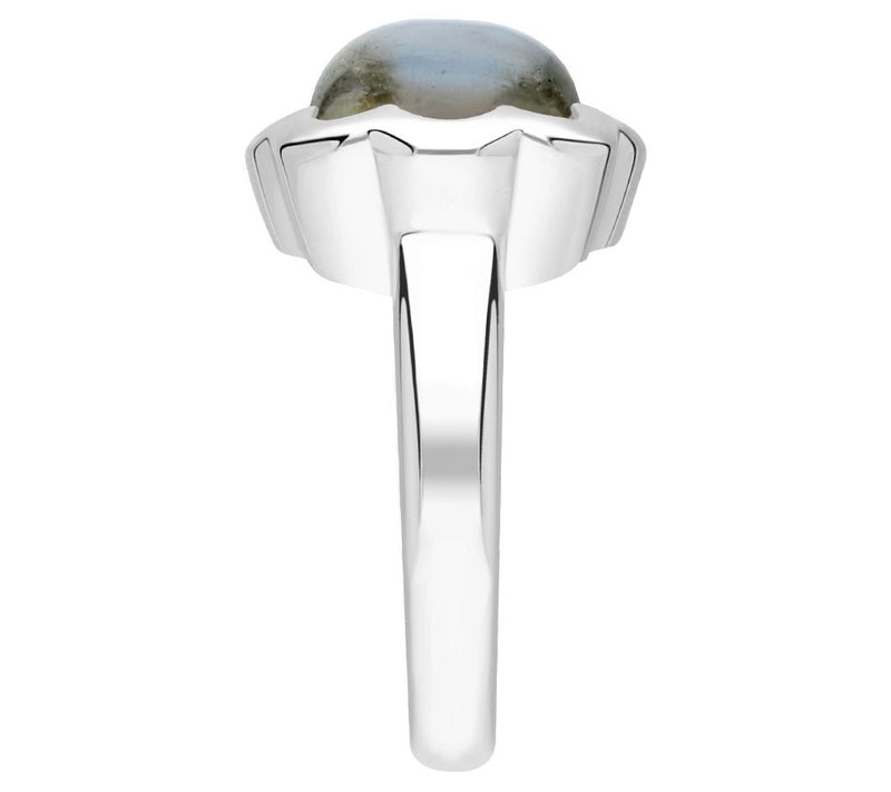 Margo Manhattan Sterling Silver Labradorite Donella Ring — View 3