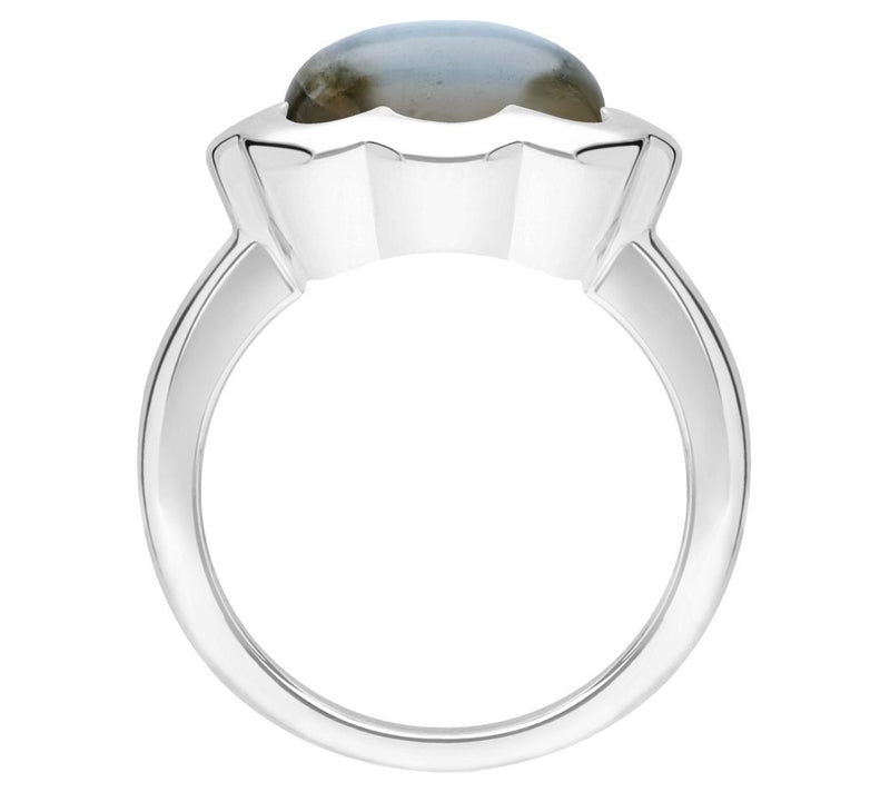Margo Manhattan Sterling Silver Labradorite Donella Ring — View 2