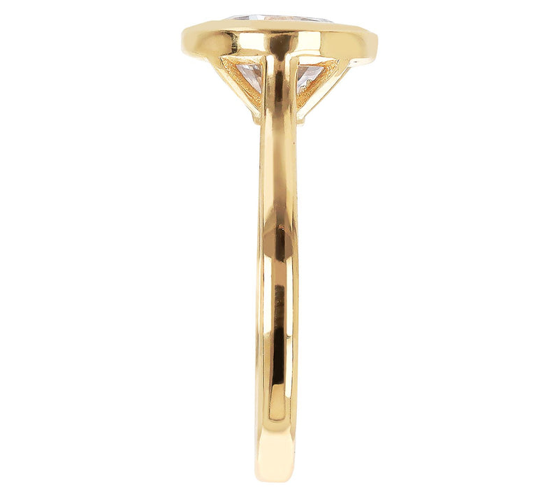 Diamonique x Bronzo Italia 1.90 carat SolitaireRing — View 2