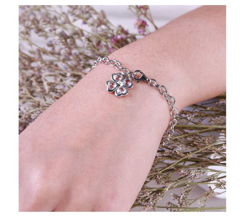 Margo Manhattan Sterling Silver White Topaz Chloe Bracelet — View 5