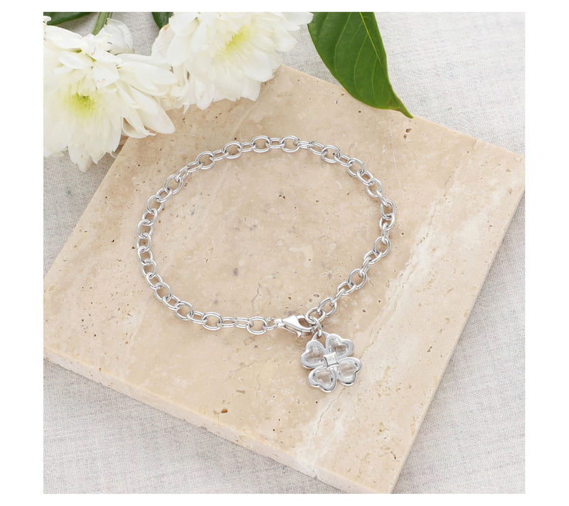 Margo Manhattan Sterling Silver White Topaz Chloe Bracelet — View 4