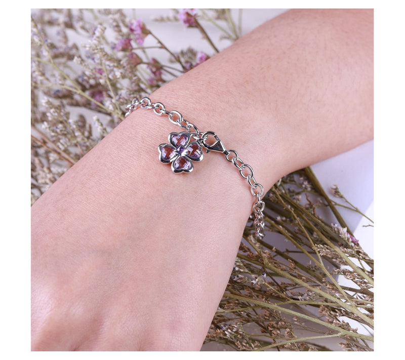 Margo Manhattan Sterling Silver Amethyst ChloeBracelet — View 5