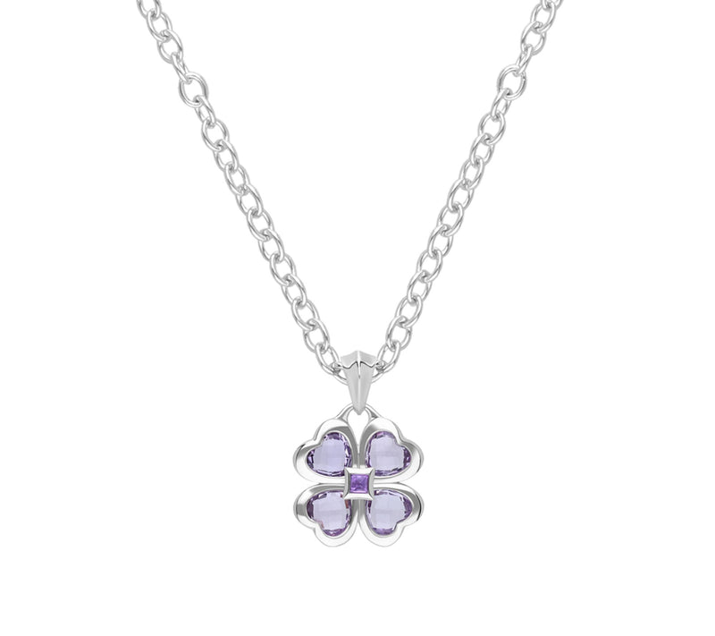 Margo Manhattan Sterling Silver Amethyst ChloeNecklace — View 3