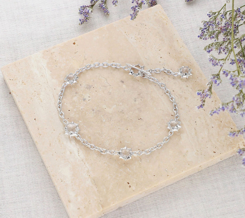 Margo Manhattan Sterling Silver Rock Crystal Zoey Bracelet — View 3