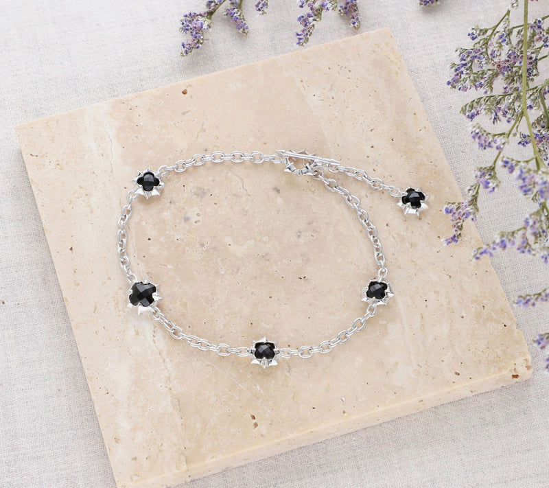 Margo Manhattan Sterling Silver Gemstone Zoey Bracelet — View 8