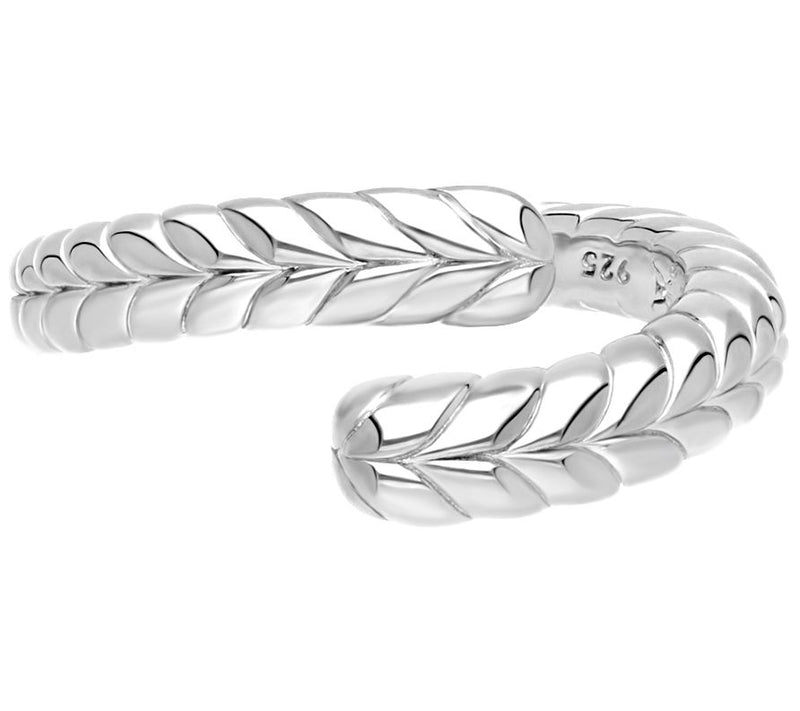 Tiffany Kay Studio Sterling Silver Herringbonerap Ring — Main view