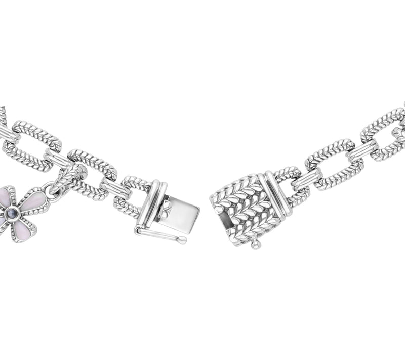 Tiffany Kay Studio Sterling Gemstone Cross Charm Bracelet — View 3