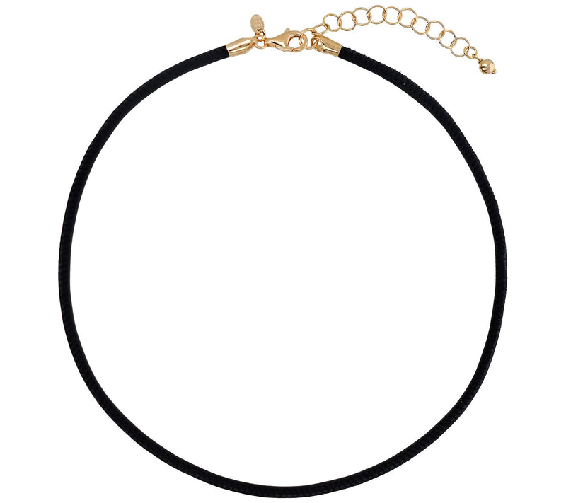 David Markstein Sterling Silver 16" LeatherNecklace — View 2