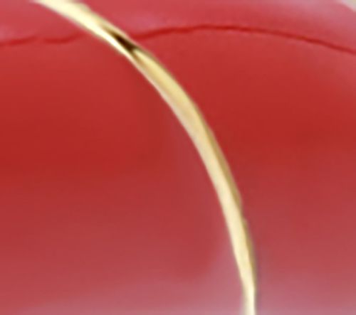 Goddaughters Enamel Love Knot Heart Ring,14k Gold Clad — View 7