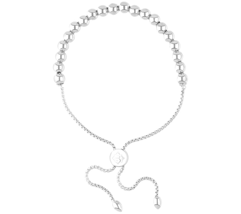 Elyse Ryan Sterling Silver Adjustable Bead Brac elet — View 5