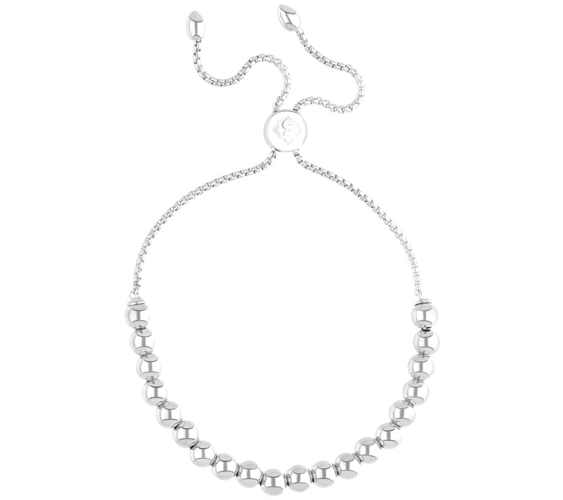 Elyse Ryan Sterling Silver Adjustable Bead Brac elet — View 4