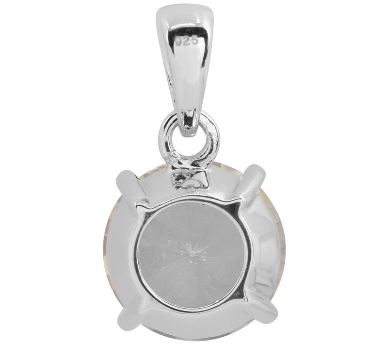 Affinity Gems Yellow Coated Quartz Pendant, Sterling Silver — View 4