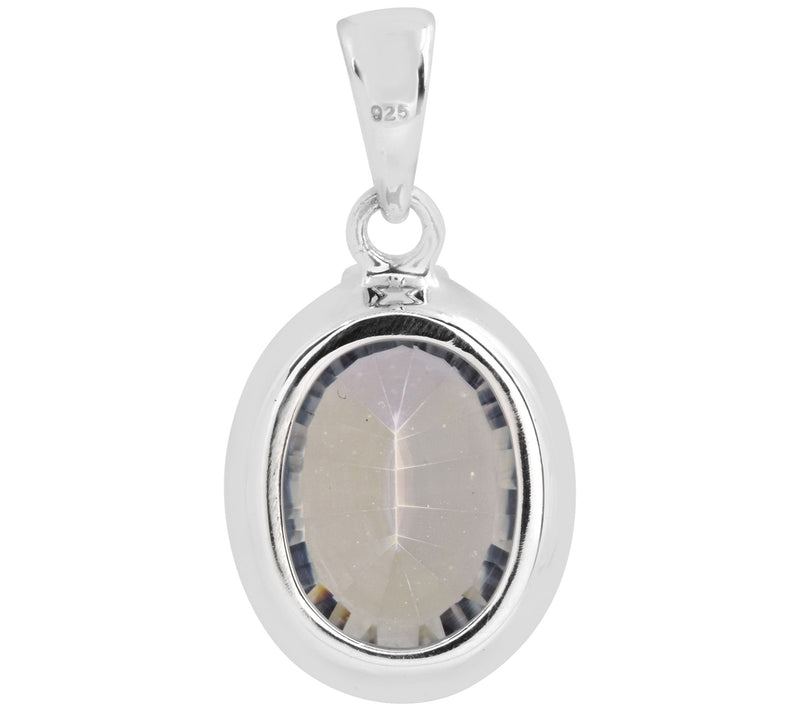 Affinity Gems Tanzanite Coated Quartz Pendant, Sterling — View 4