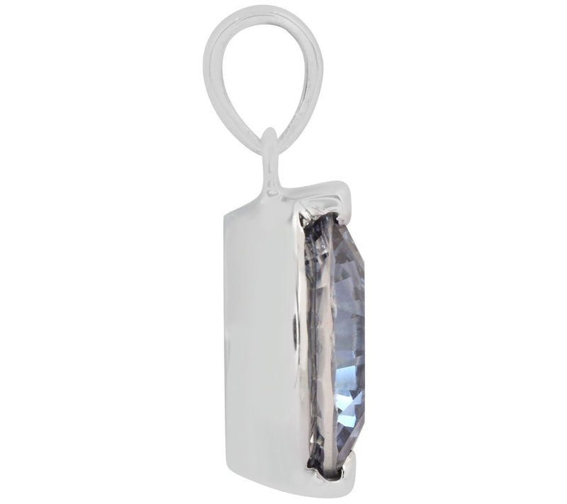 Affinity Gems Tanzanite Coated Quartz Pendant, Sterling — View 5