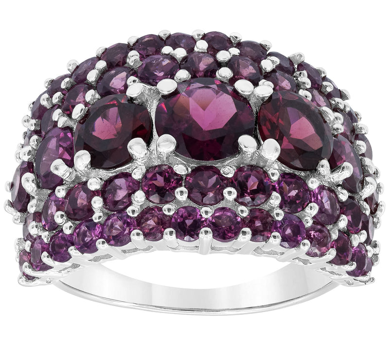 Affinity Gems Rhodolite Cocktail Ring, SterlingSilver — Main view