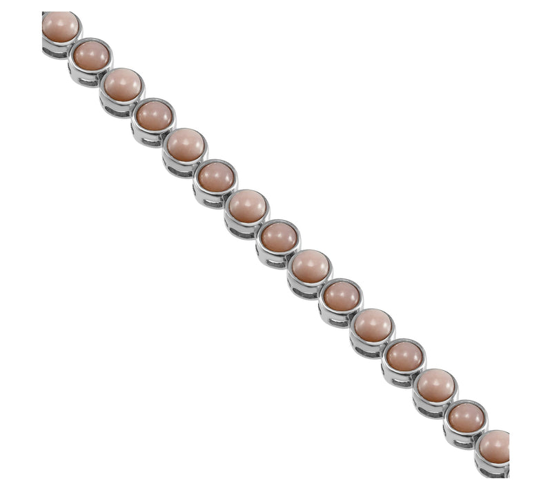 Affinity Gems Round Gemstone Tennis Bracelet, Sterling Silver — View 8